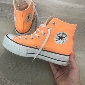 High top platform Converse